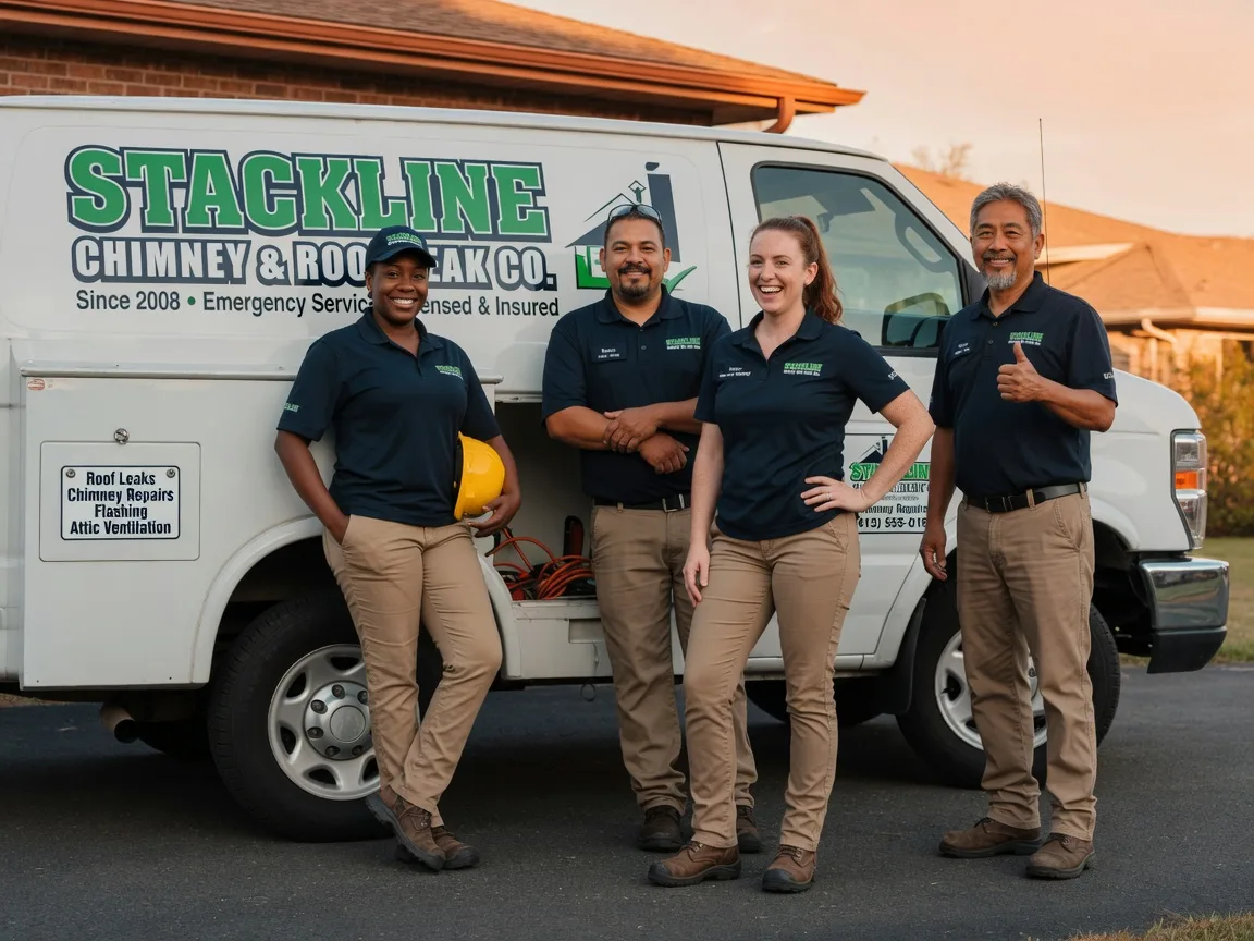 Chimney flashing repair company in Bradley, IL
